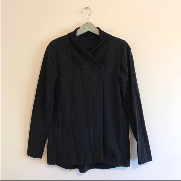 Lululemon Belle Wrap Top Cardigan Black - Picture 1 of 7